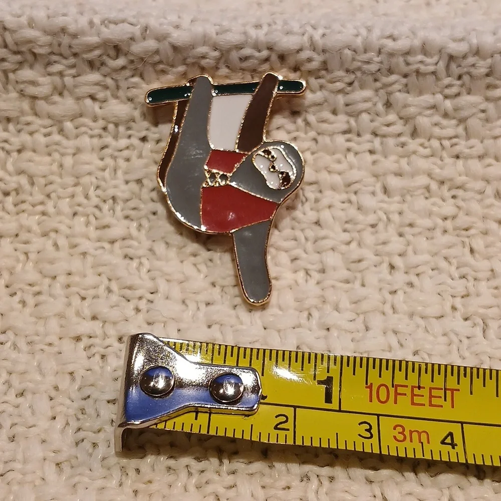 5/$25 NEW Sloth Enamel Pin